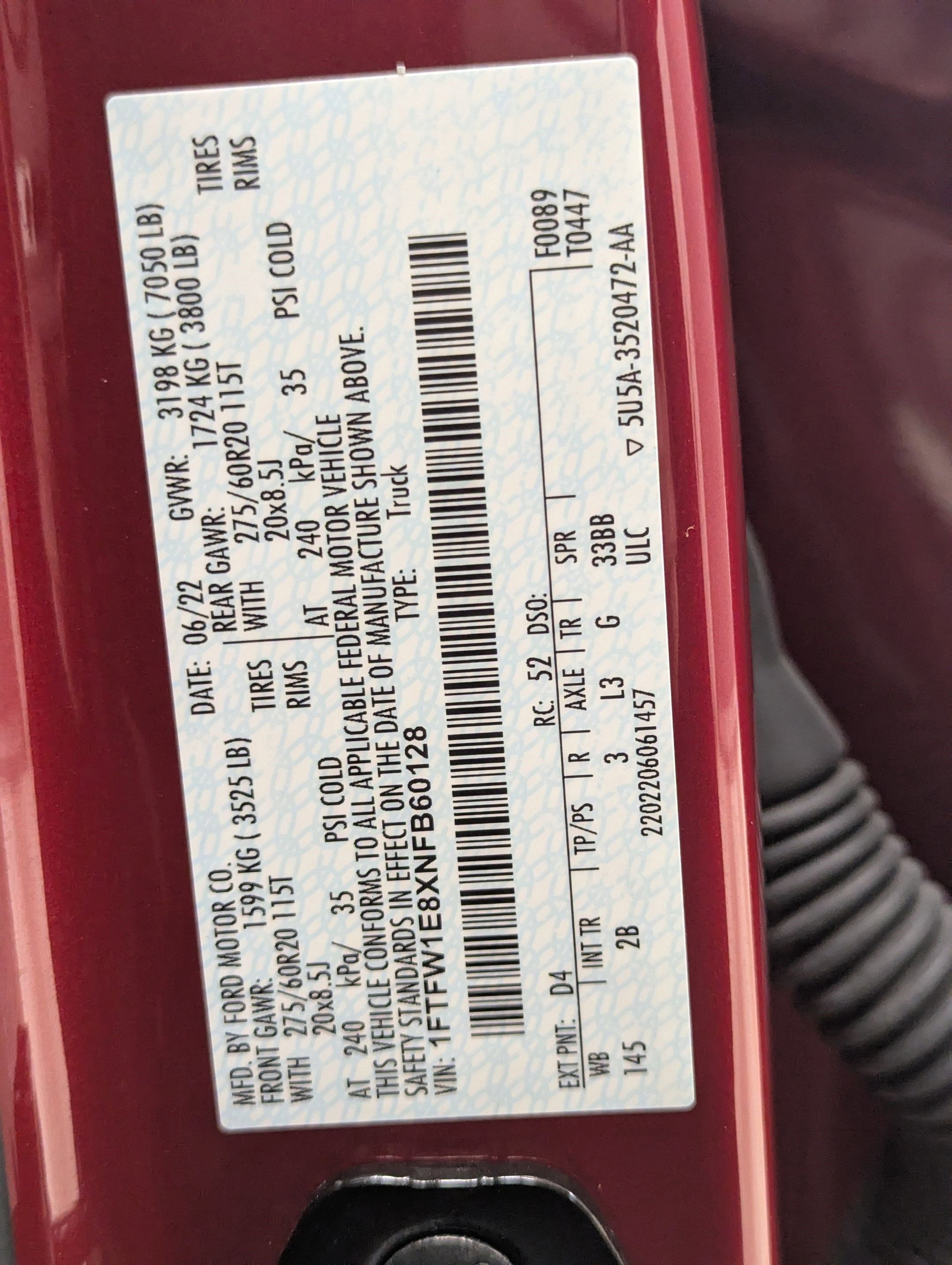 Certified 2022 Ford F150 Lariat w/ Equipment Group 502A High image 19