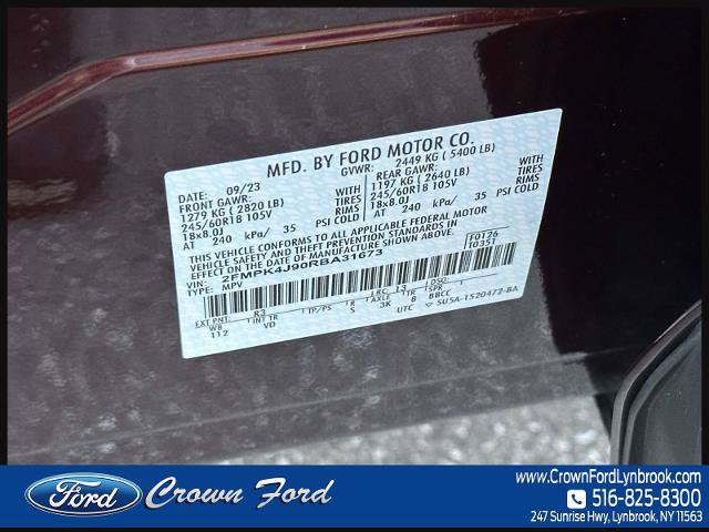 Certified 2024 Ford Edge SEL w/ Convenience Package AWD/4WD image 18