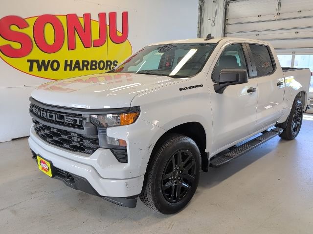 Certified 2023 Chevrolet Silverado 1500 Custom w/ LPO, Dark Essentials Package AWD/4WD image 1