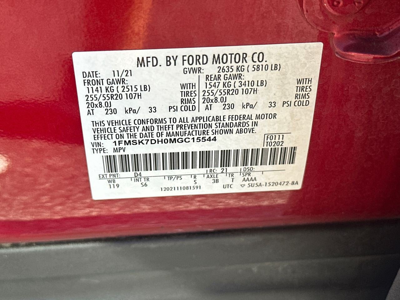 Certified 2021 Ford Explorer XLT w/ Equipment Group 202A RWD image 35