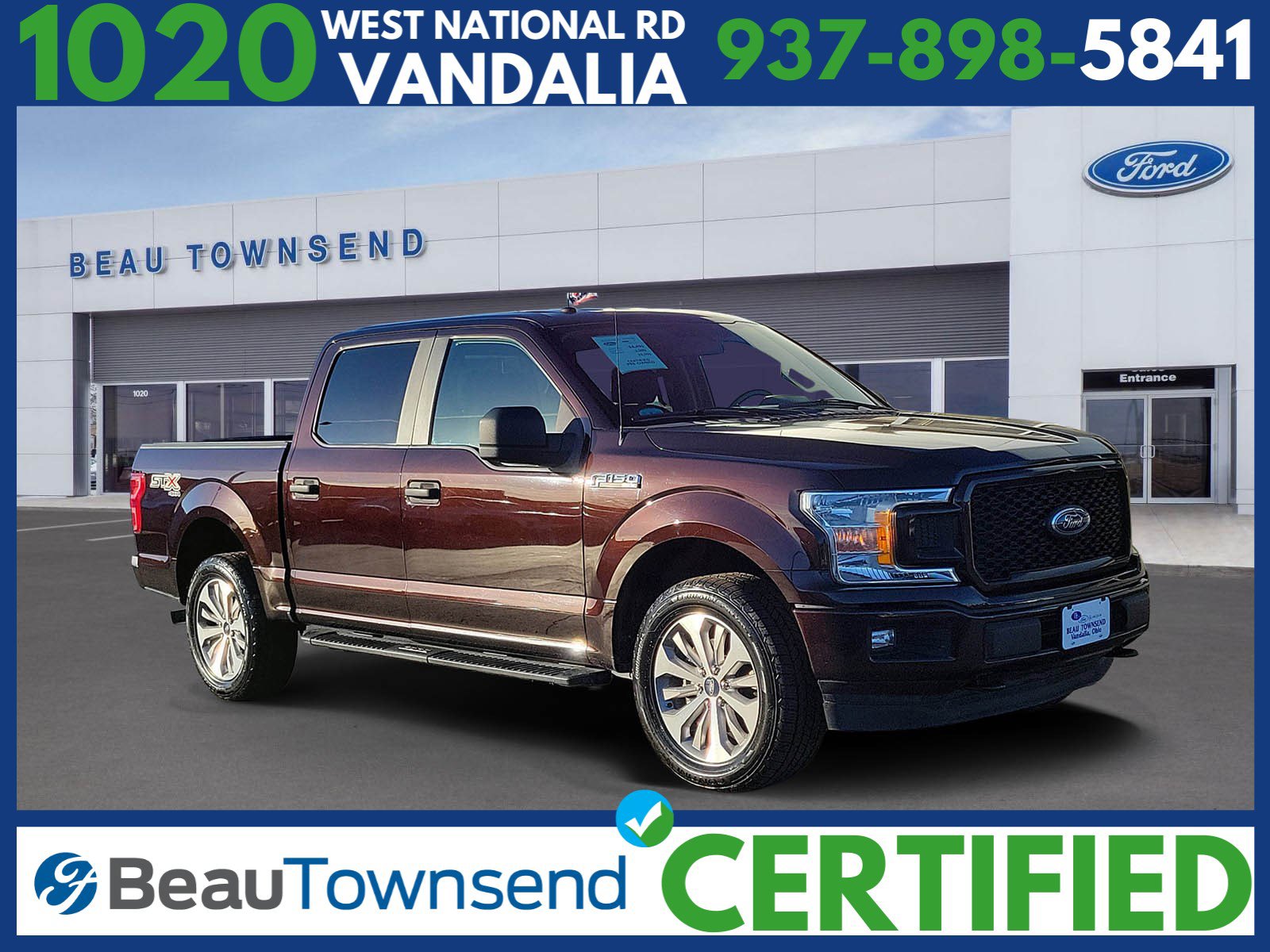 Certified 2018 Ford F150 XL w/ Equipment Group 101A Mid