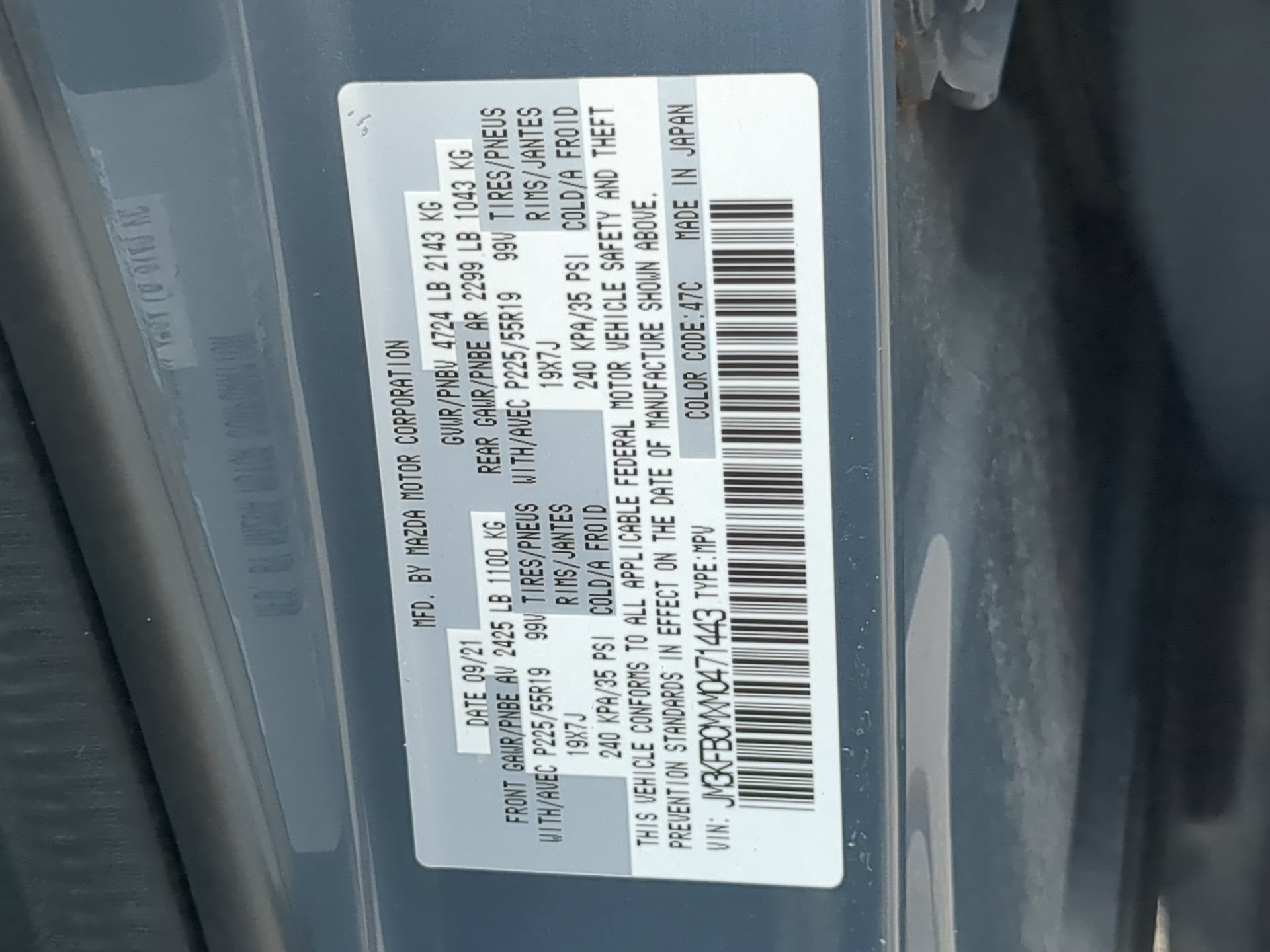 Used 2021 MAZDA CX-5 Carbon Edition AWD/4WD image 72