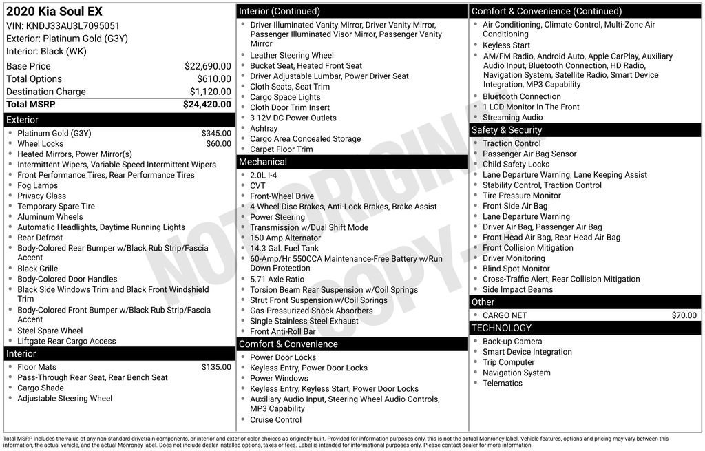 Used 2020 Kia Soul EX image 25