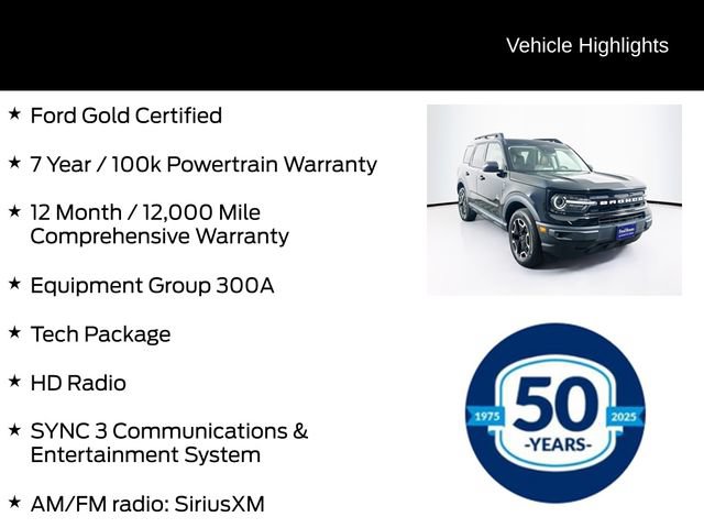 Certified 2023 Ford Bronco Sport Outer Banks w/ Tech Package AWD/4WD image 6