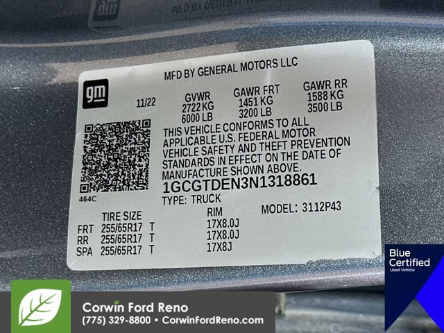 Used 2022 Chevrolet Colorado Z71 AWD/4WD image 35