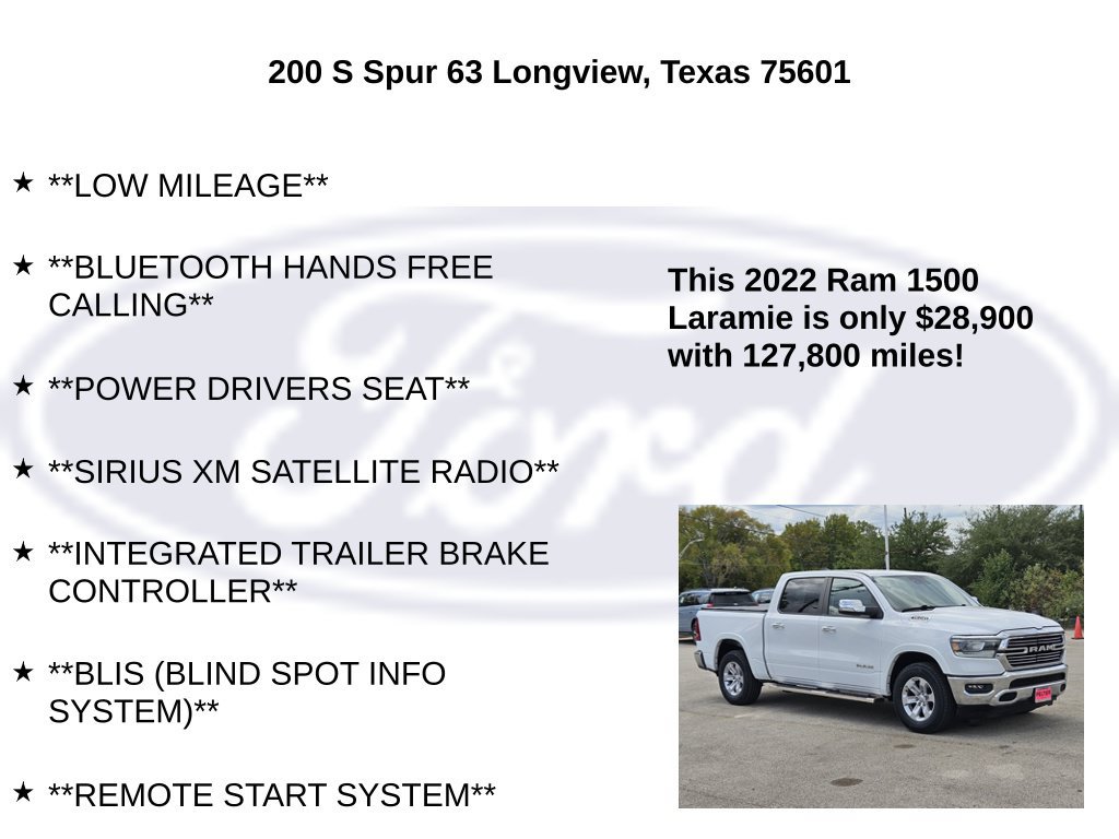 Used 2022 RAM 1500 Laramie AWD/4WD image 10
