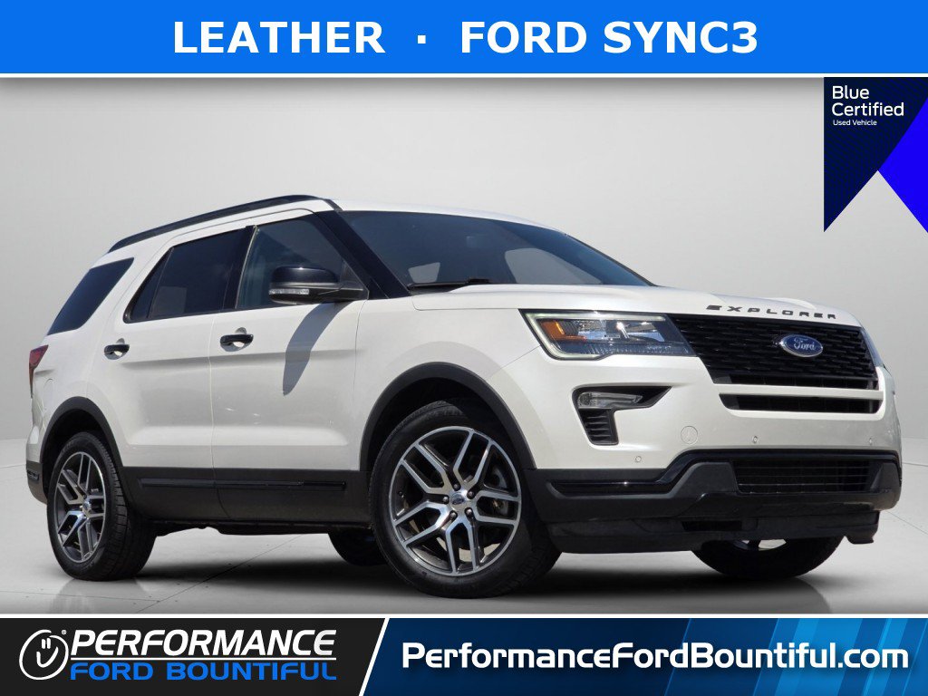Certified 2018 Ford Explorer Sport w/ Ford Safe & Smart Package AWD/4WD image 1