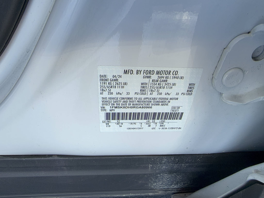 Certified 2024 Ford Explorer XLT w/ Equipment Group 202A AWD/4WD image 33