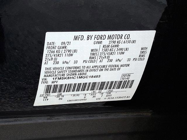 Certified 2021 Ford Explorer Platinum w/ Equipment Group 601A image 29