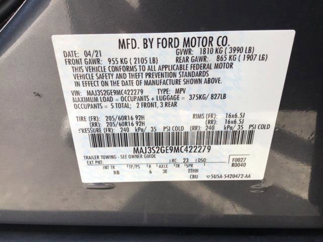 Certified 2021 Ford EcoSport SE w/ SE Convenience Package image 14