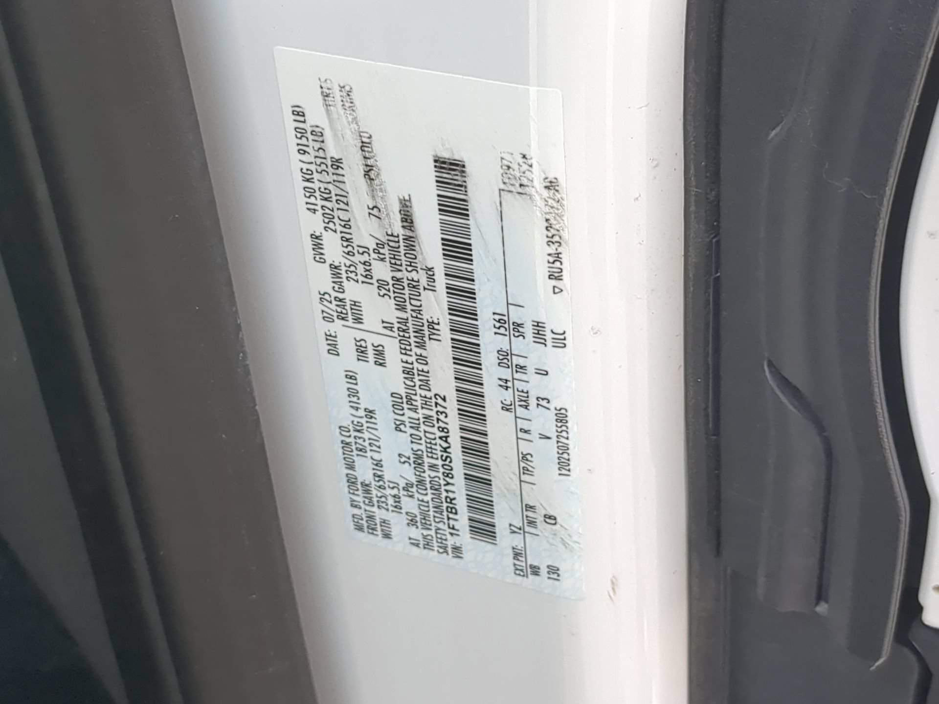 Certified 2025 Ford Transit 250 Low Roof w/ Exterior Upgrade Package RWD image 69