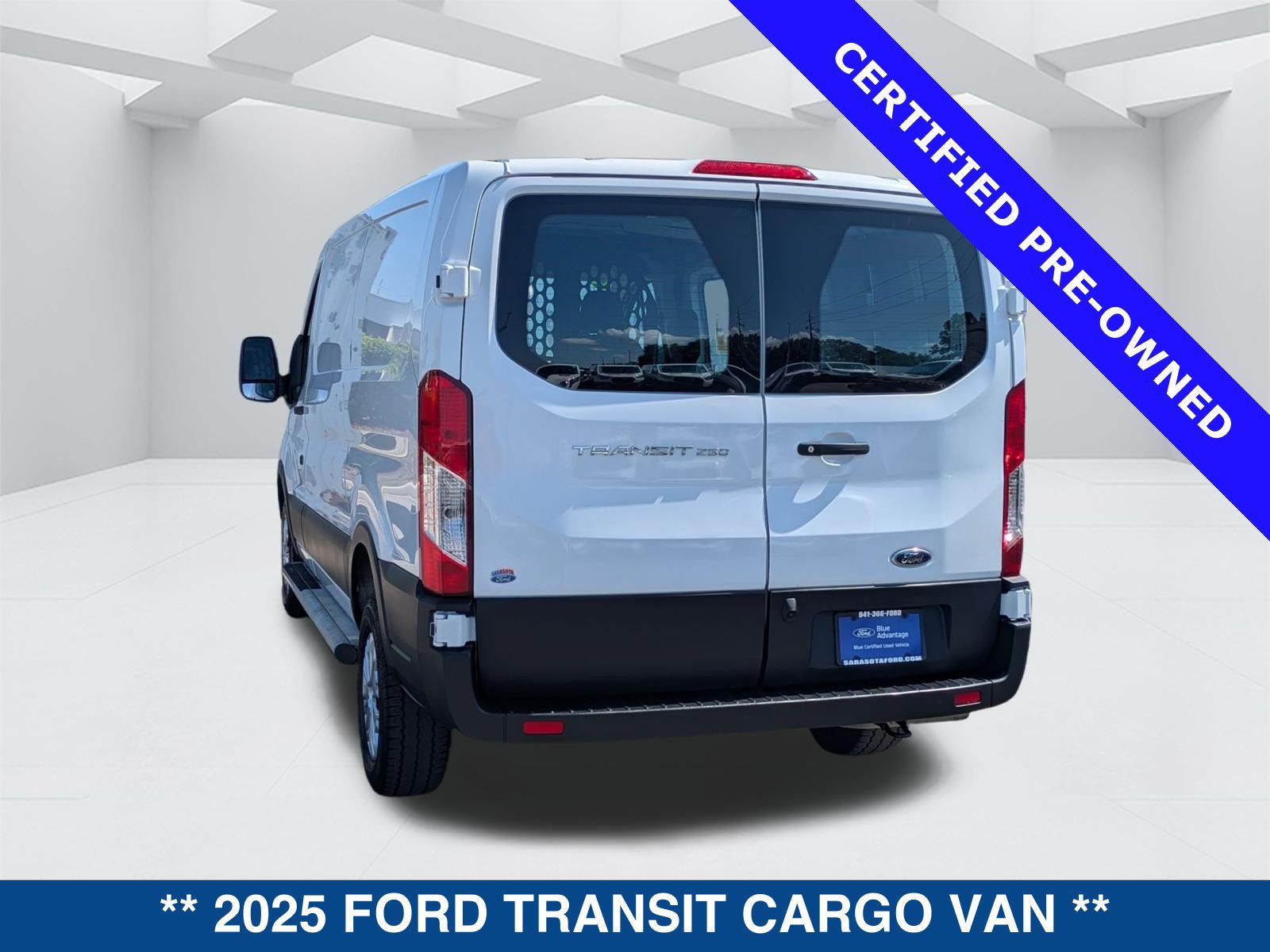 Certified 2025 Ford Transit 250 Low Roof w/ Exterior Upgrade Package RWD image 7