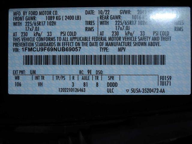 Certified 2022 Ford Escape S AWD/4WD image 35