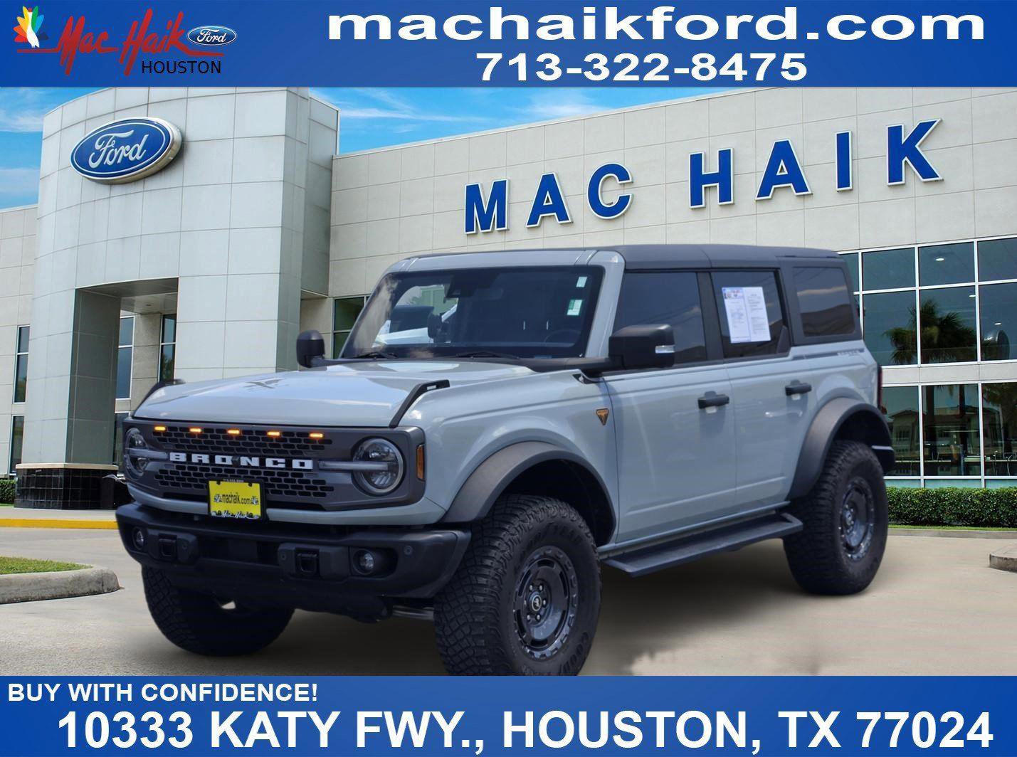 Certified 2023 Ford Bronco Badlands w/ Sasquatch Package