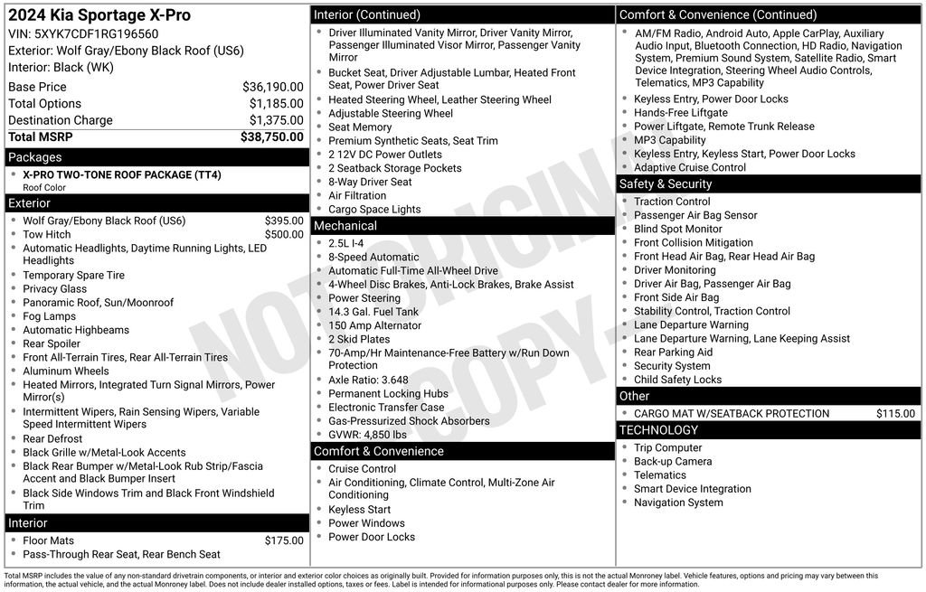 Used 2024 Kia Sportage X-Pro image 32