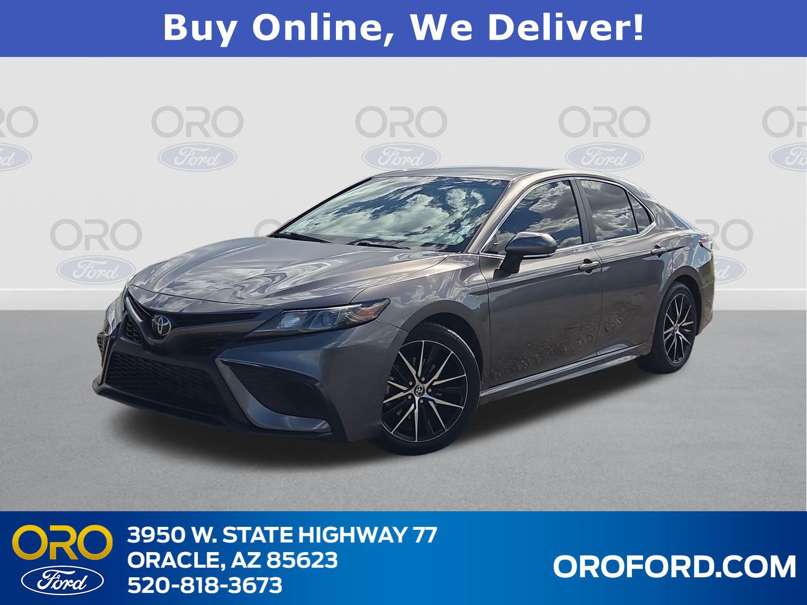 Used 2022 Toyota Camry SE FWD image 1