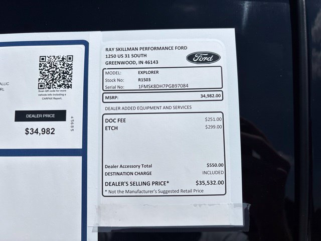 Certified 2023 Ford Explorer XLT w/ Equipment Group 202A AWD/4WD image 3