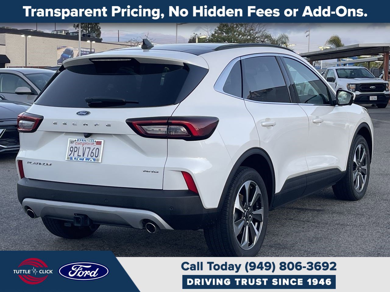 Certified 2024 Ford Escape Platinum w/ Class II Trailer Tow Package image 5