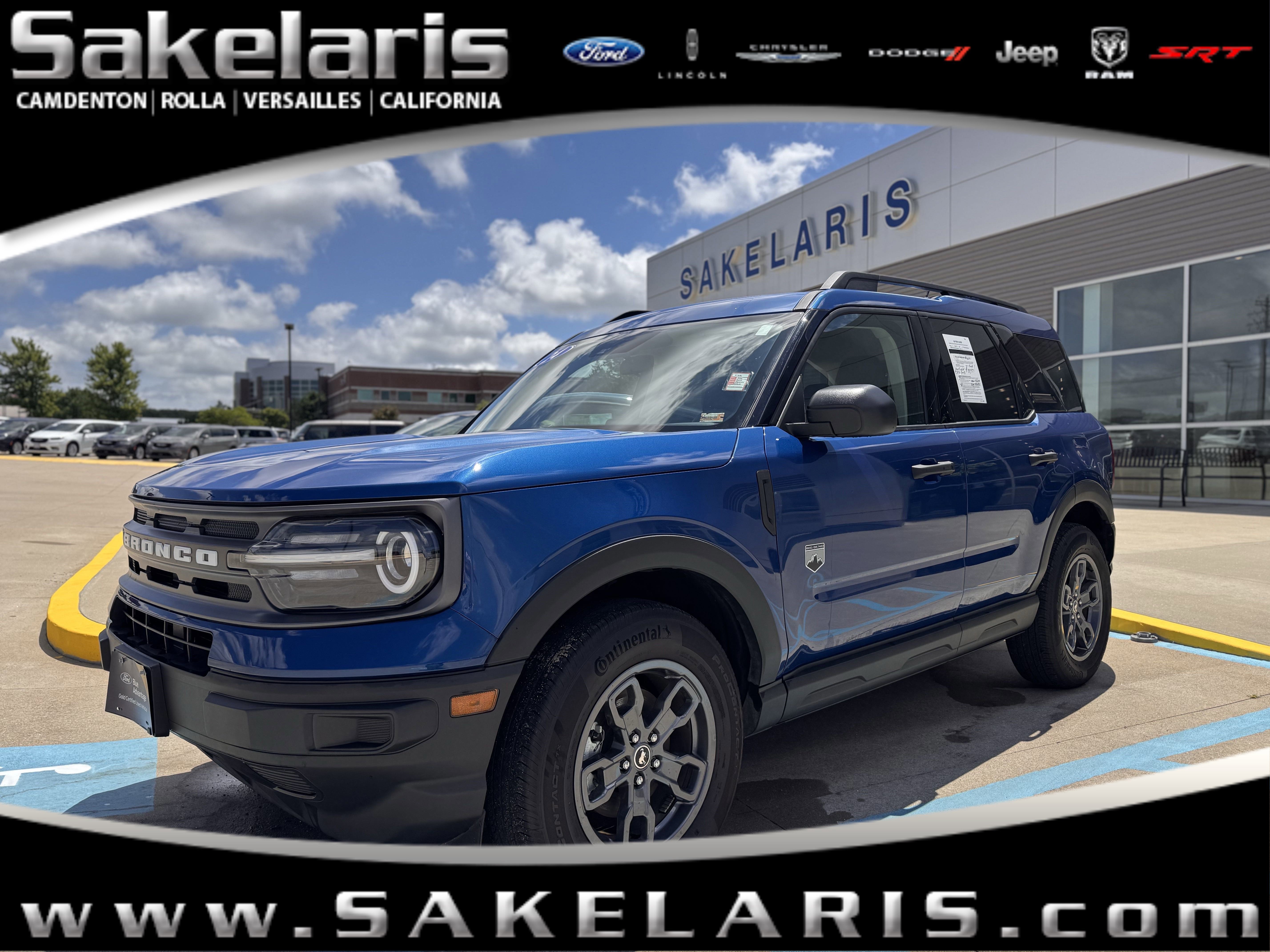 Certified 2024 Ford Bronco Sport Big Bend