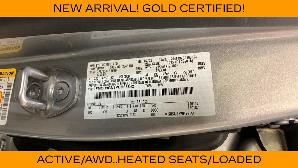 Certified 2023 Ford Escape Active AWD/4WD image 44