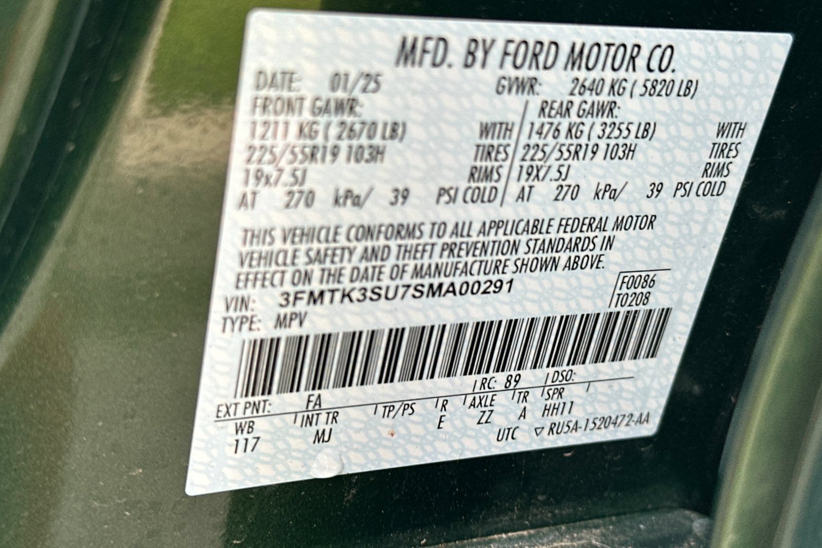 Certified 2025 Ford Mustang Mach-E Premium AWD/4WD image 28
