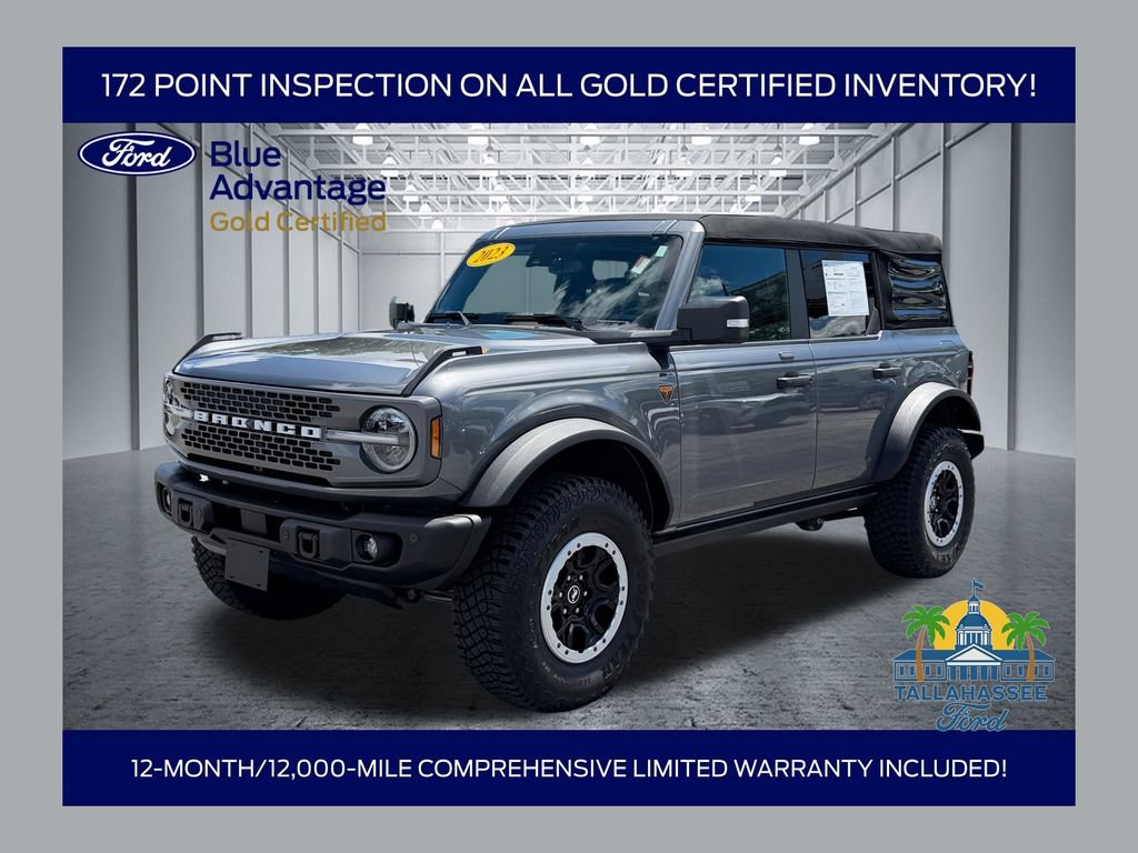 Certified 2023 Ford Bronco Badlands AWD/4WD 360° Tour