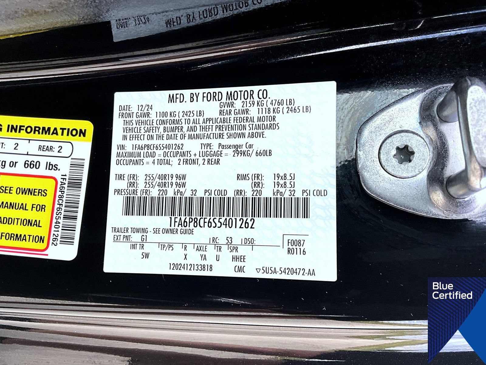 Certified 2025 Ford Mustang GT Premium RWD image 24