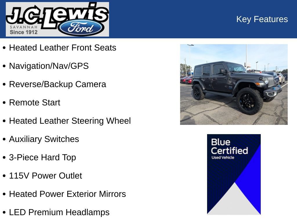 Used 2022 Jeep Wrangler Unlimited Sahara w/ Cold Weather Group image 33