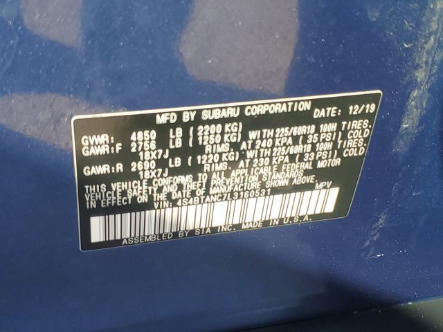 Used 2020 Subaru Outback Limited image 30