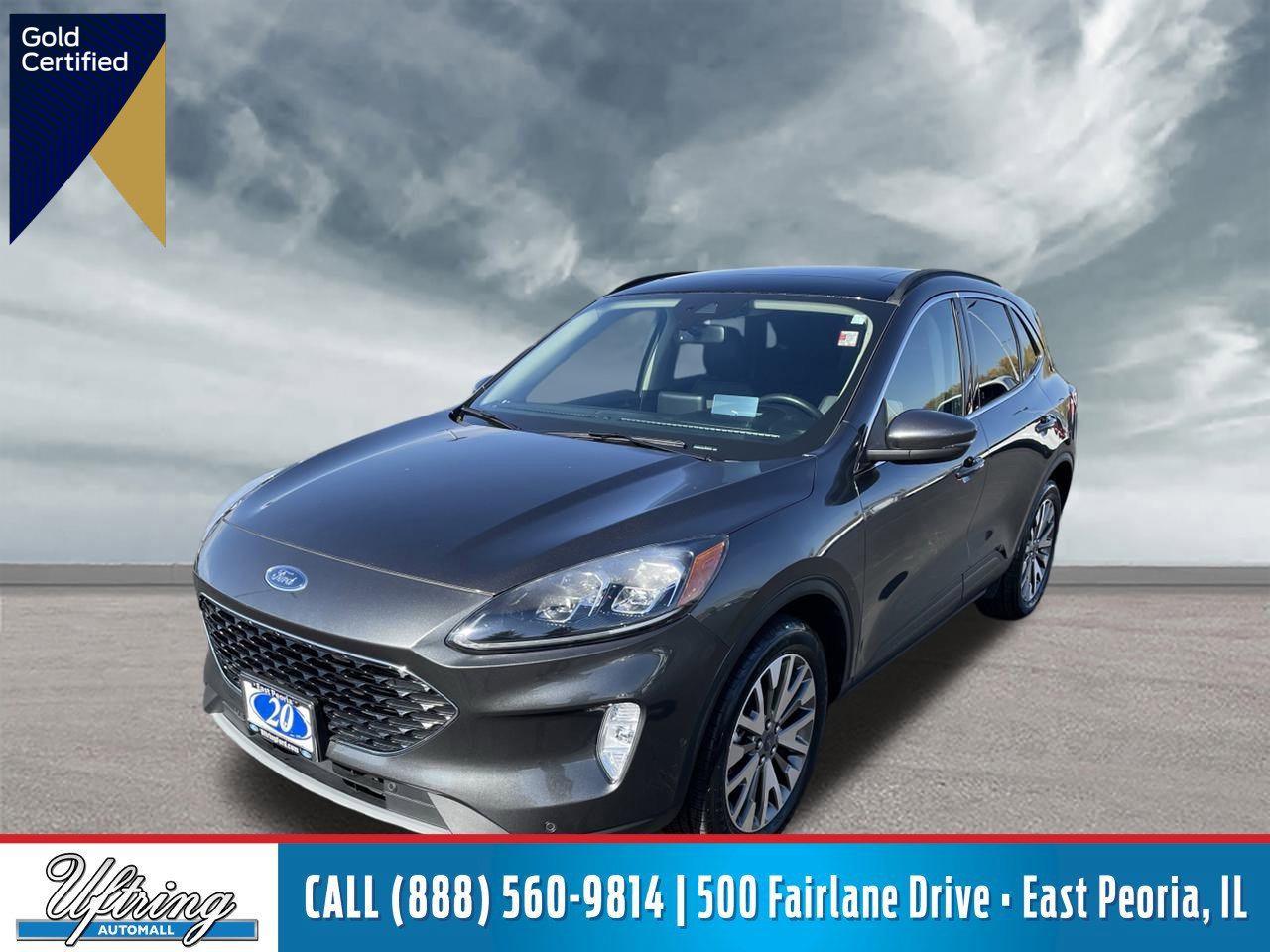 Certified 2020 Ford Escape Titanium w/ Titanium Premium Package 2.0