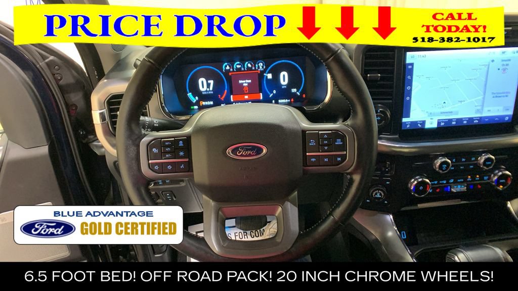 Certified 2022 Ford F150 Lariat w/ Equipment Group 502A High AWD/4WD image 34