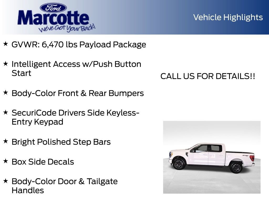 Certified 2023 Ford F150 XLT w/ Equipment Group 302A High image 24