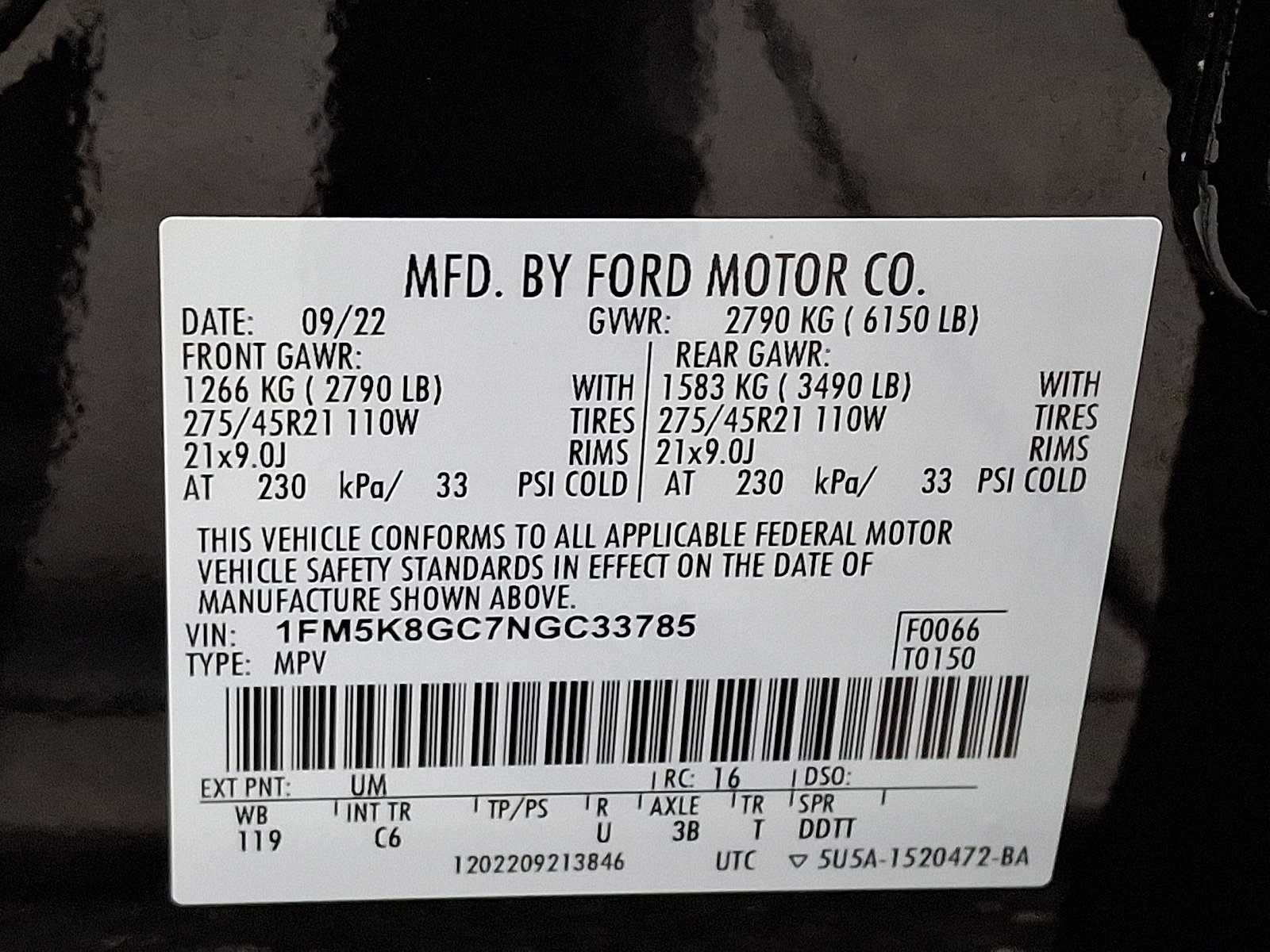 Certified 2022 Ford Explorer ST w/ Equipment Group 401A image 27