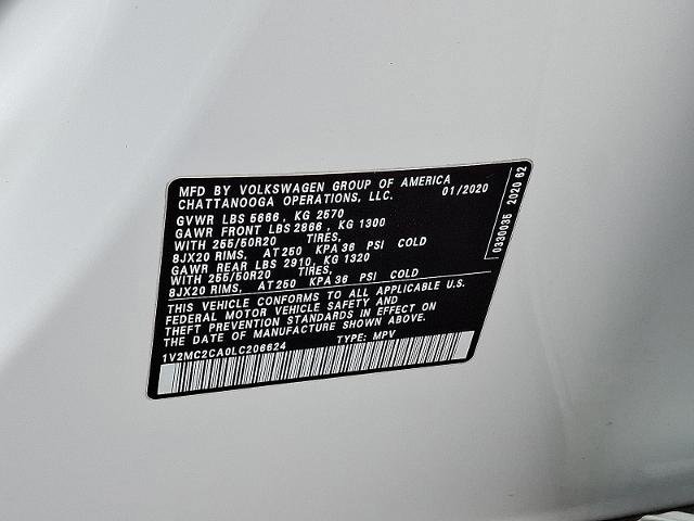 Used 2020 Volkswagen Atlas Cross Sport SEL image 28