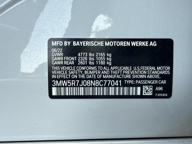 Used 2022 BMW 330i xDrive Sedan w/ M Sport Package AWD/4WD image 12