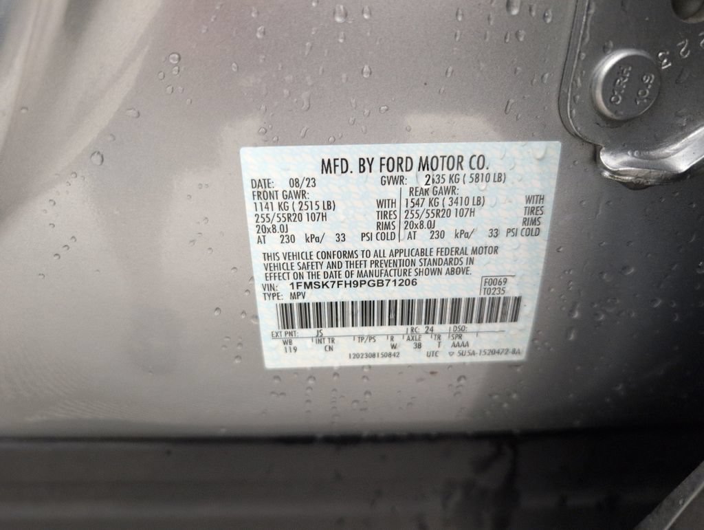 Certified 2023 Ford Explorer Limited w/ Equipment Group 301A RWD image 44