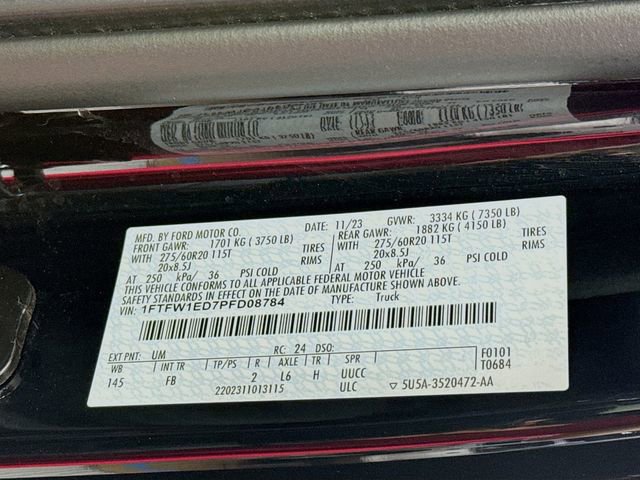 Certified 2023 Ford F150 XLT w/ Equipment Group 302A High image 36