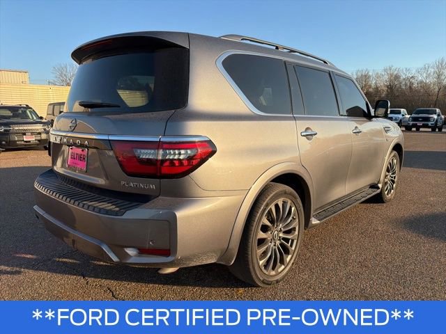 Used 2021 Nissan Armada Platinum w/ Captain's Chairs Package image 3