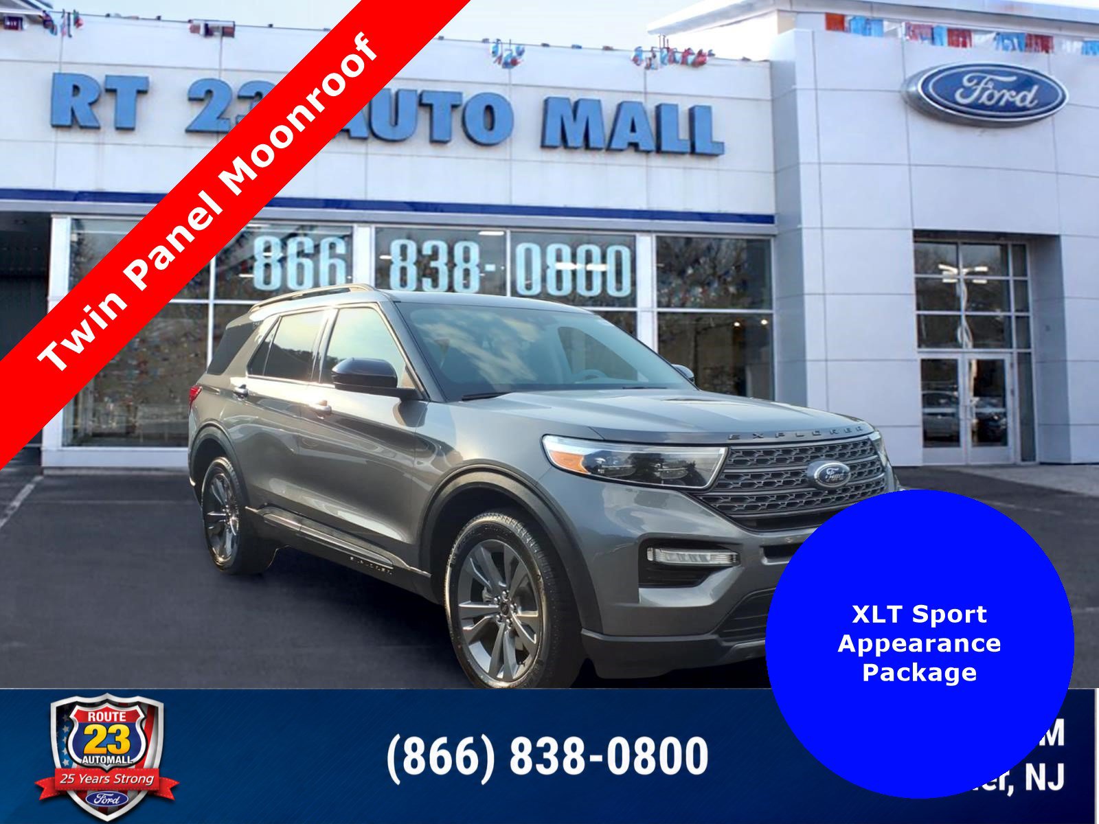 Certified 2023 Ford Explorer XLT w/ Equipment Group 202A