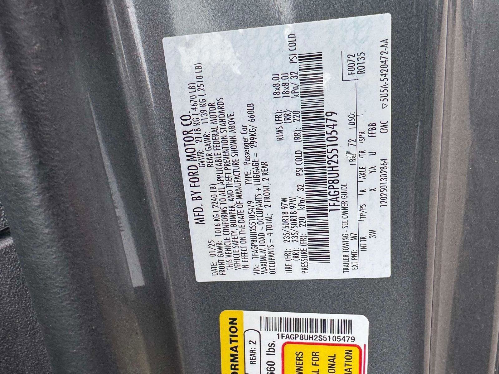 Certified 2025 Ford Mustang Premium image 27