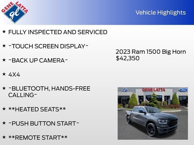 Used 2023 RAM 1500 Big Horn AWD/4WD image 33