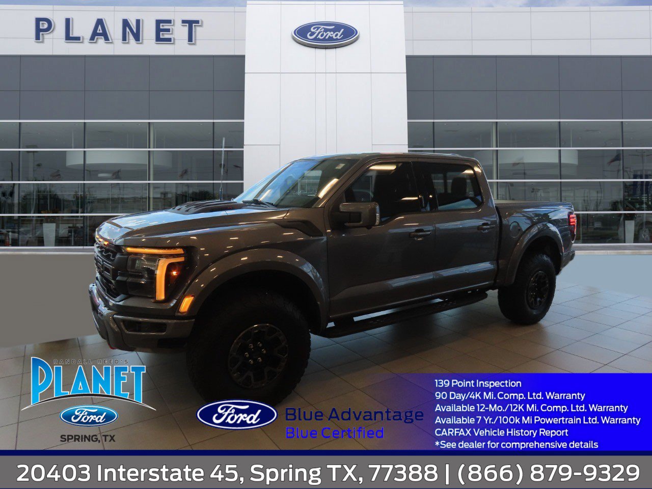 Certified 2024 Ford F150 Raptor w/ Equipment Group 803A Raptor R