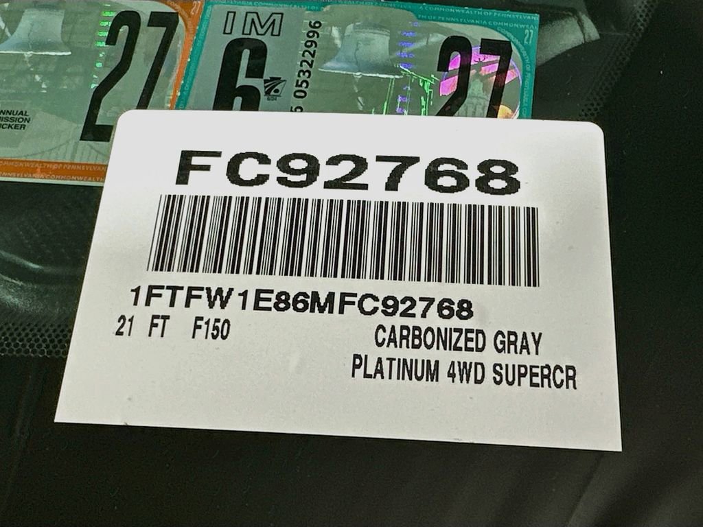 Certified 2021 Ford F150 Platinum w/ Equipment Group 701A High AWD/4WD image 25