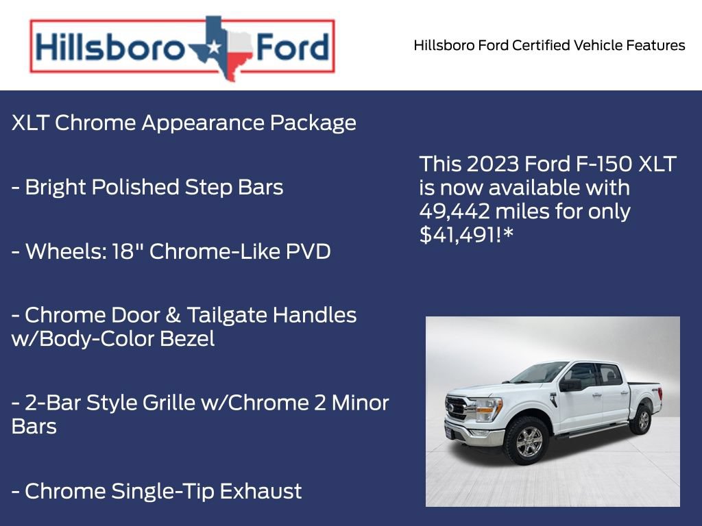 Certified 2023 Ford F150 XLT w/ Equipment Group 301A Mid AWD/4WD image 13