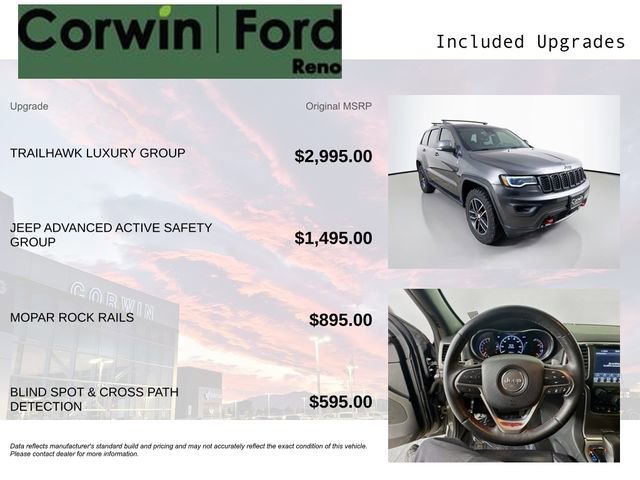 Used 2018 Jeep Grand Cherokee Trailhawk w/ Trailhawk Luxury Group image 10