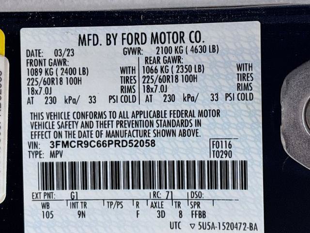 Certified 2023 Ford Bronco Sport Outer Banks w/ Tech Package AWD/4WD image 32