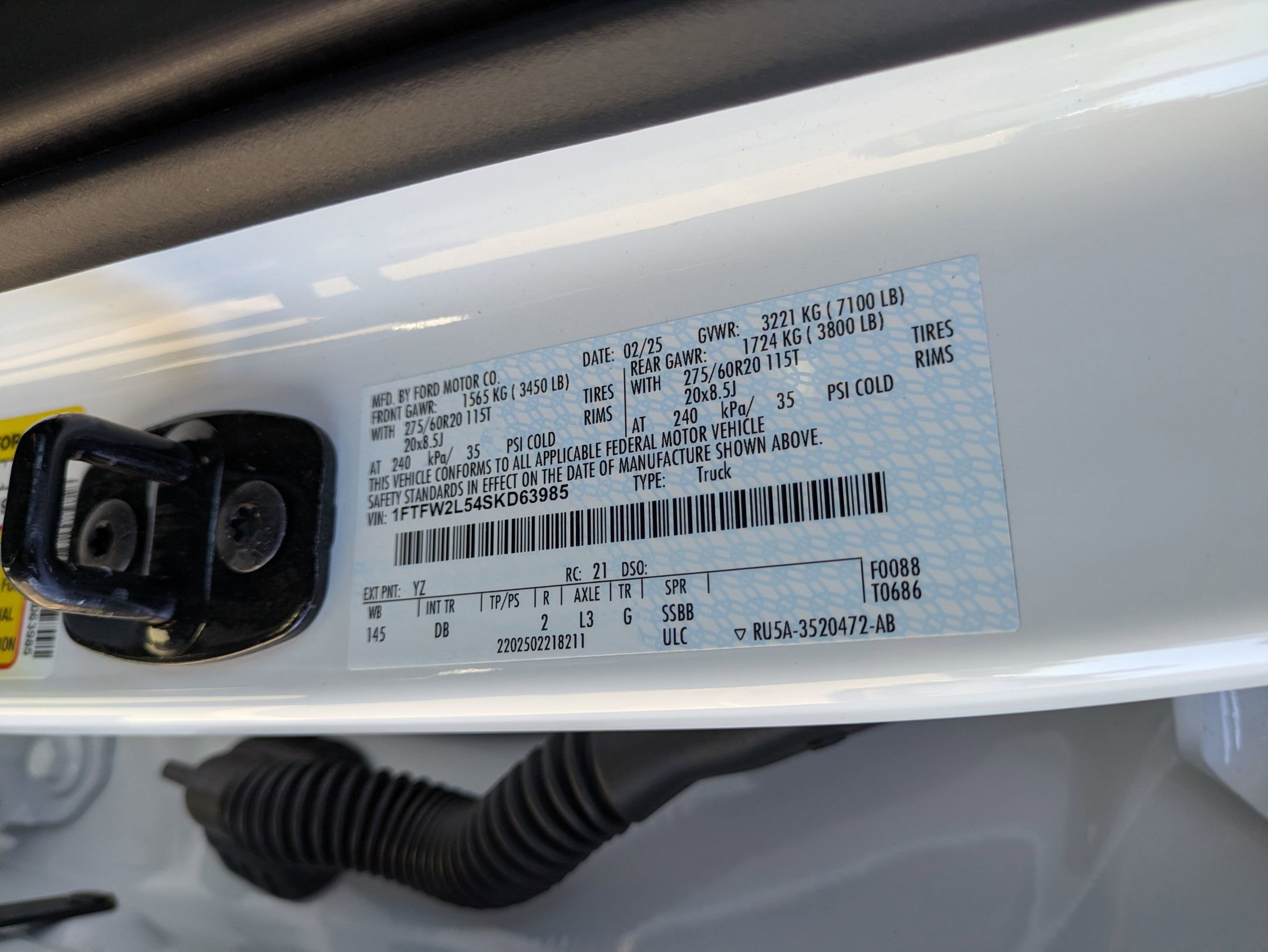 Certified 2025 Ford F150 STX w/ STX Black Appearance Package image 44