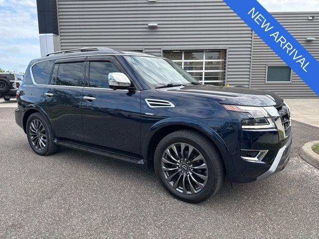 Used 2021 Nissan Armada Platinum w/ Captain's Chairs Package image 1