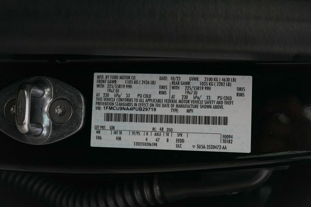 Certified 2023 Ford Escape ST-Line Select w/ Tech Pack #2 AWD/4WD image 24