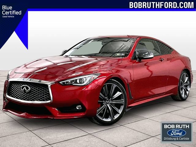Used 2018 INFINITI Q60 Red Sport 400 w/ Sensory Package 3.0T Sport AWD/4WD image 1